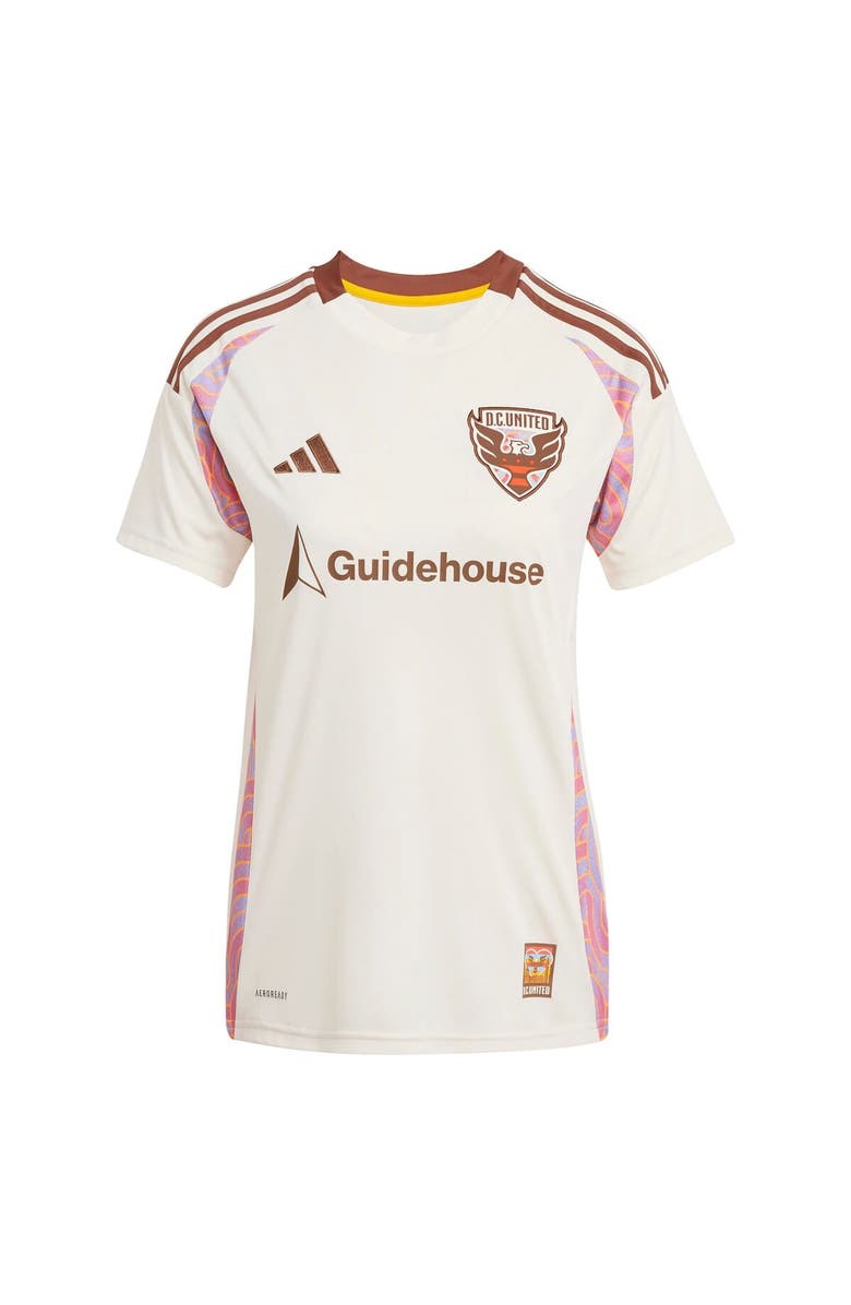 adidas Women's adidas Aaron Herrera Natural D.C. United 2025 The Soul Kit Replica Player Jersey, Alternate, color, 
