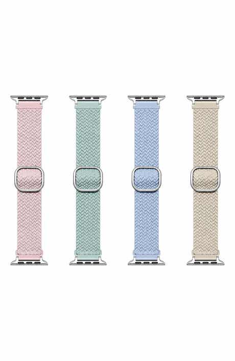 4-Pack Assorted Nylon Apple Watch® Watchbands
