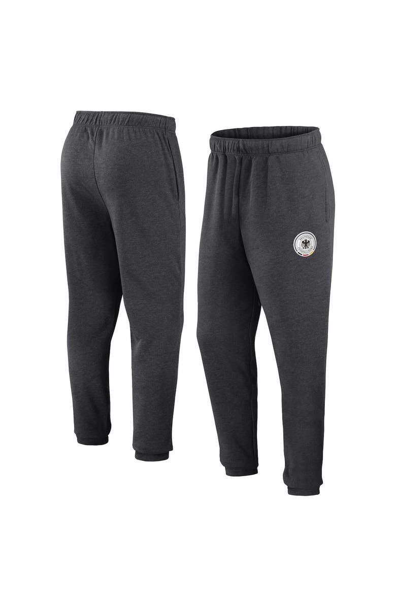 FANATICS Men's Fanatics Branded Heather Charcoal Germany National Team From Tracking Sweatpants, Main, color, 