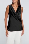 Elie Tahari The Jane Cowl Neck Tank
