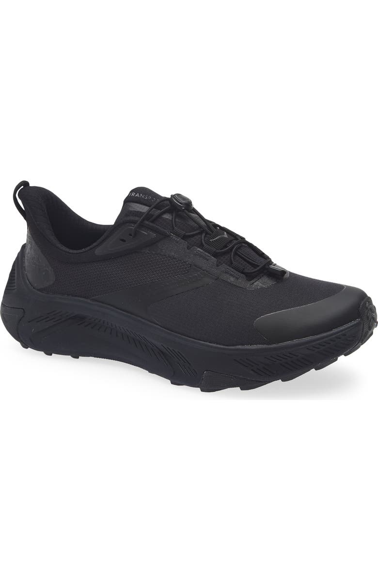 HOKA Transport 2 Waterproof Sneaker, Main, color, Black / Black