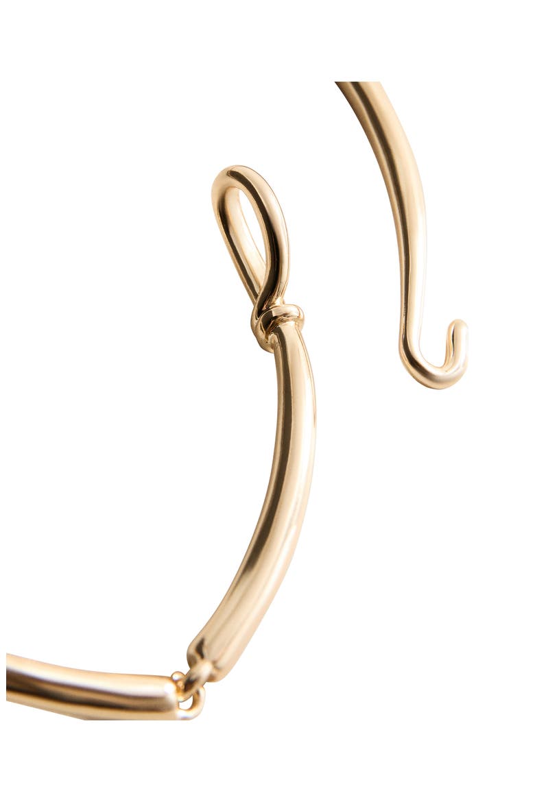 Rigid Knot Choker, Alternate, color, GOLD