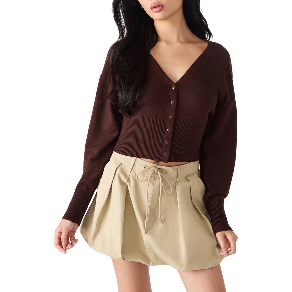 Steve Madden Lauryn Cardigan In Black