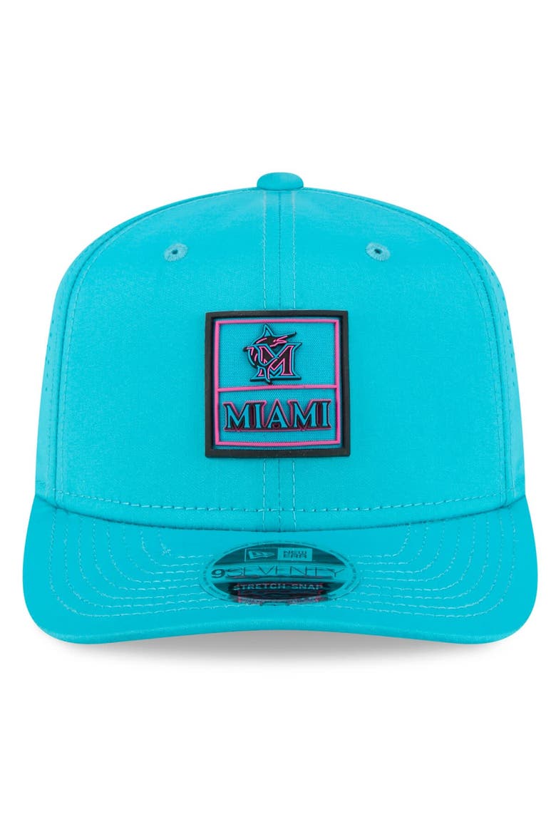 Men's New Era Teal Miami Marlins 2025 City Connect 9SEVENTY Adjustable Hat, Alternate, color, Teal