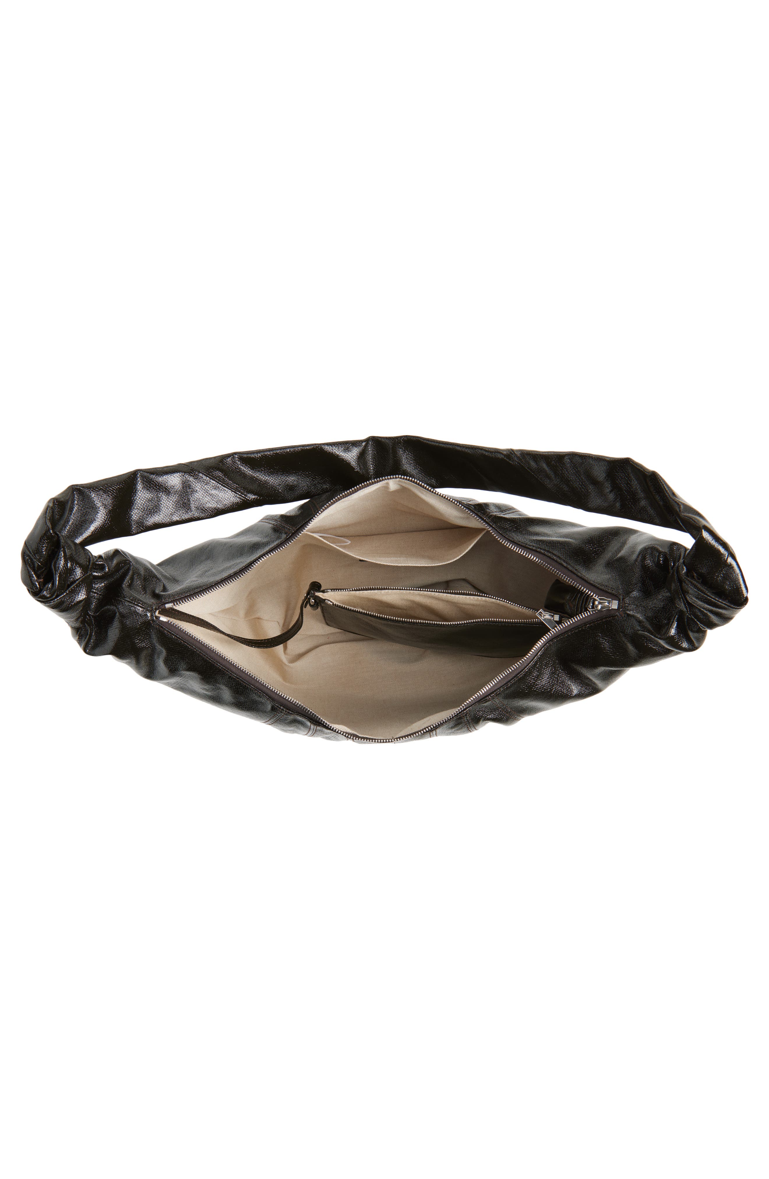 Lemaire Large Croissant Coated Cotton Canvas Shoulder Bag, Alternate, color, 