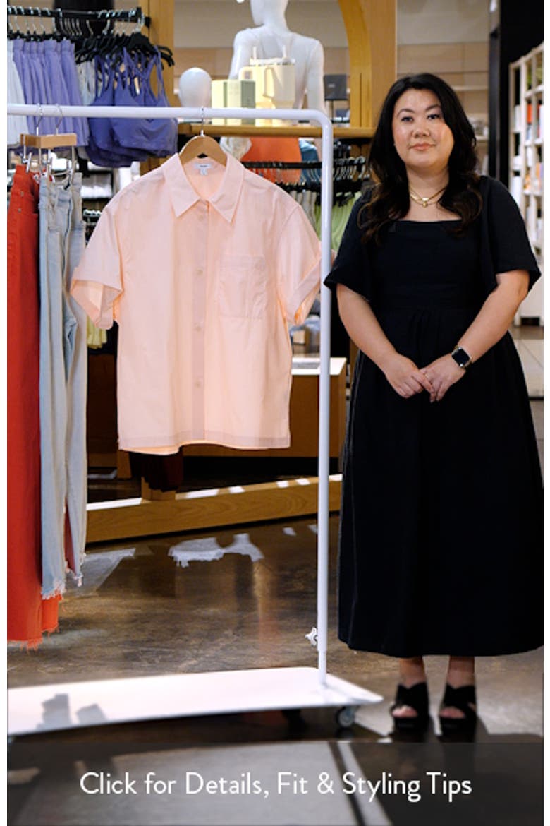 Jordan Oversize Short Sleeve Button-Up Shirt video