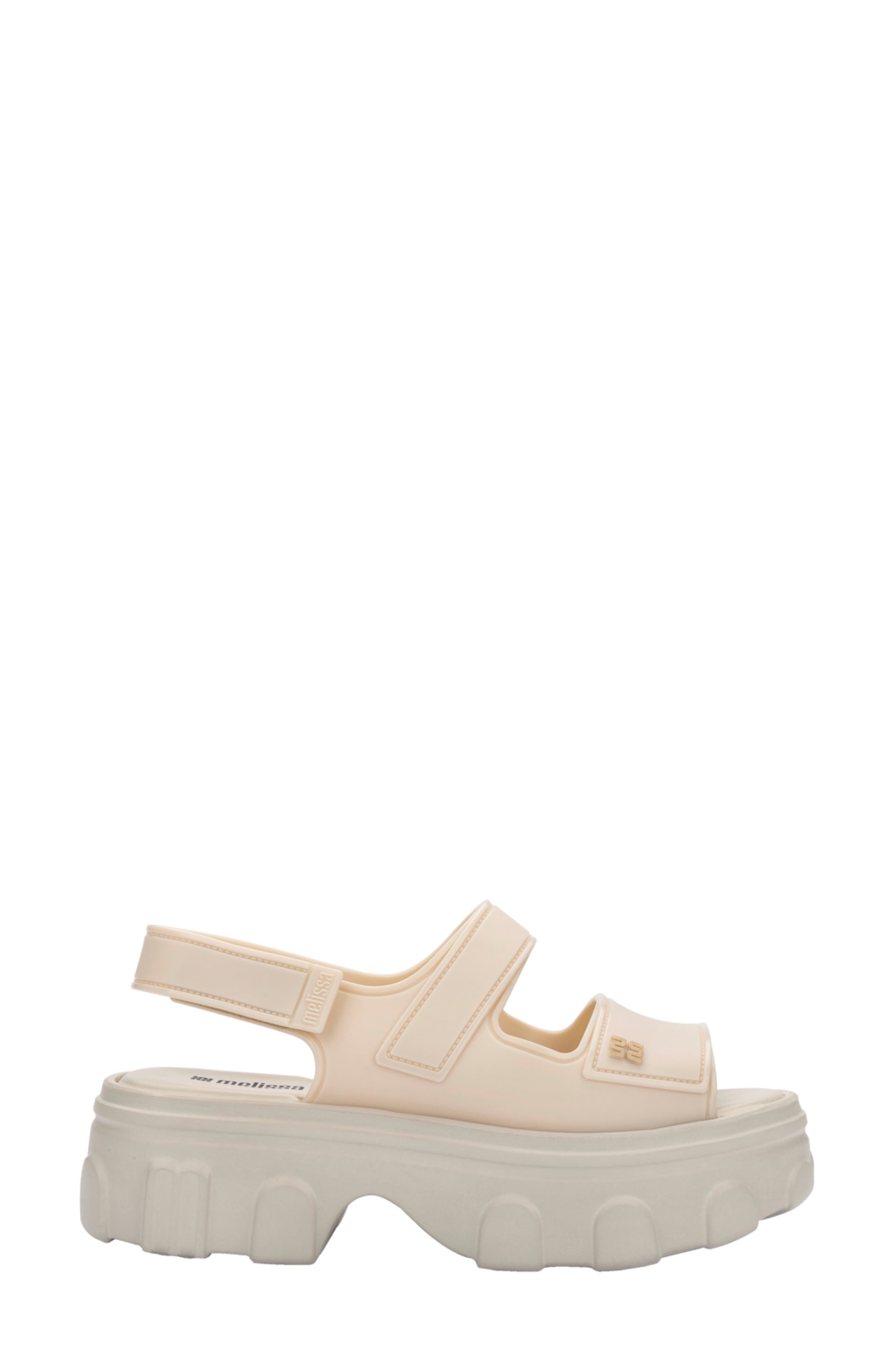 Melissa Ella Move Platform Sandal, Alternate, color, Light Beige