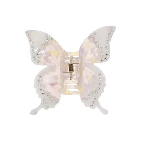 Rhinestone Butterfly Hair Claw Clip