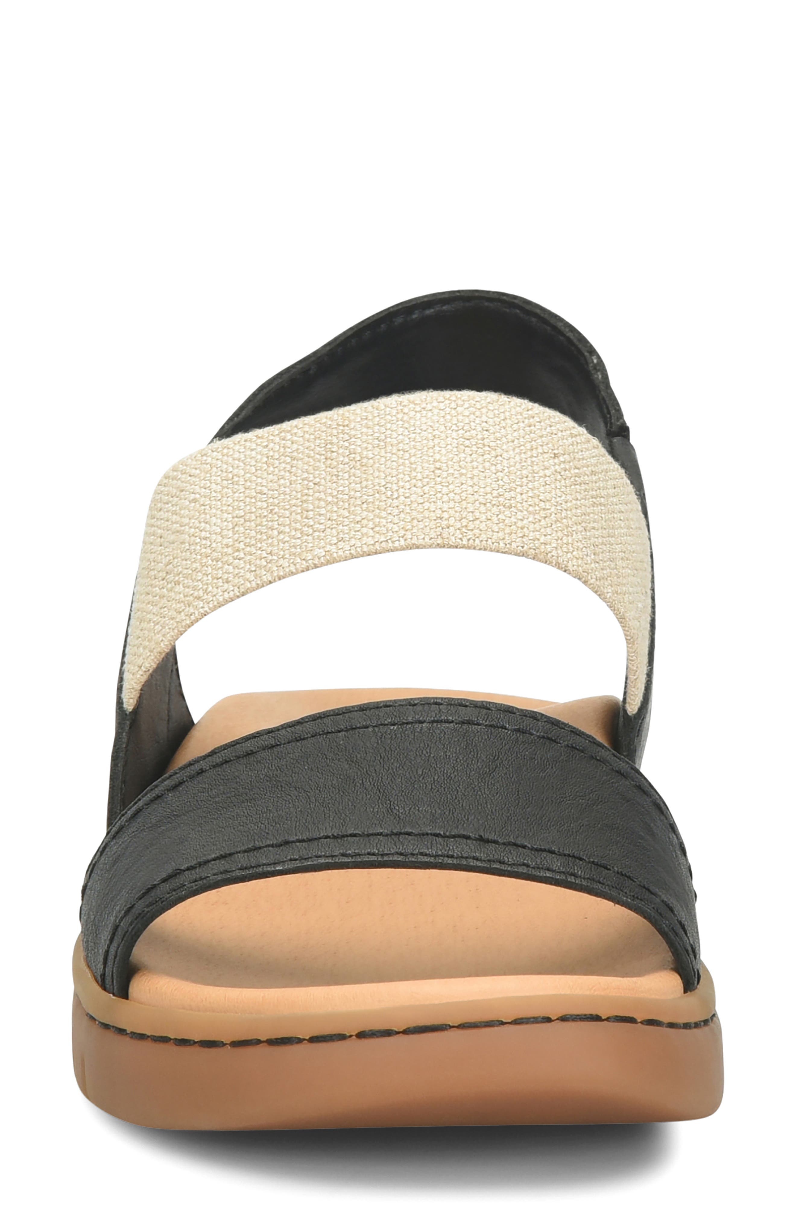 Børn Amabel Slingback Sandal, Alternate, color, Black Leather