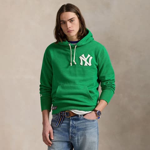 Green Yankees  Fleece Hoodie