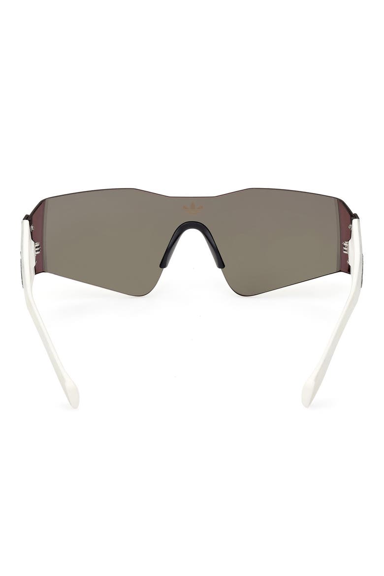 Shield Sunglasses, Alternate, color, MATTE BLACK / BROWN MIRROR