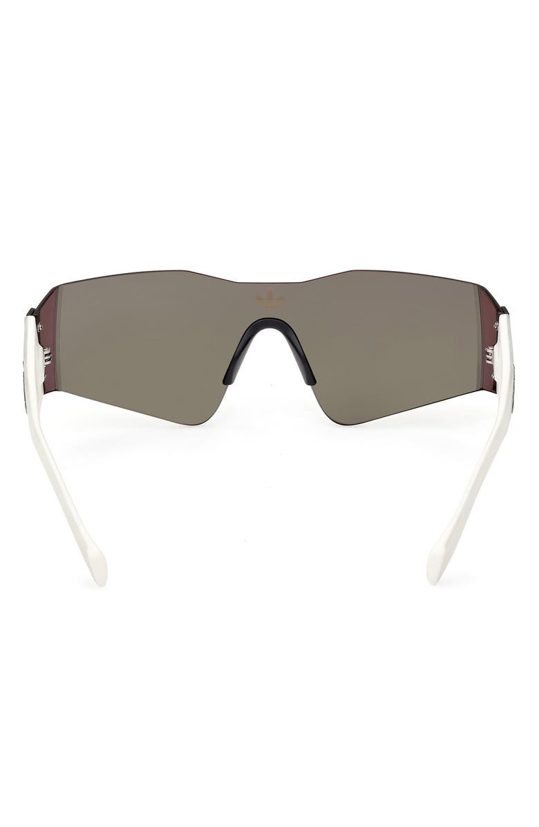 adidas Shield Sunglasses, Alternate, color, Matte Black / Brown Mirror