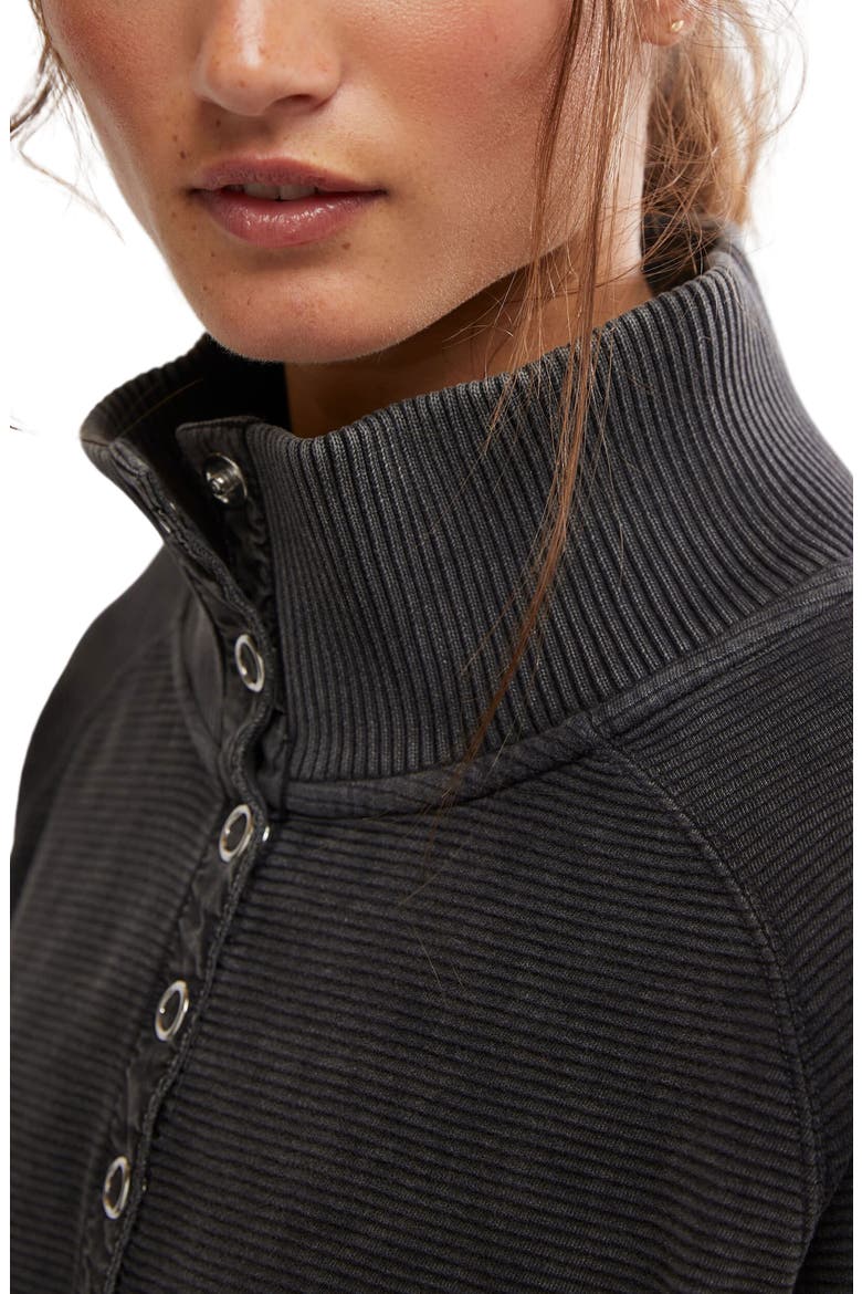 FP Movement So Fly Cotton Henley Top, Alternate, color, BLACK