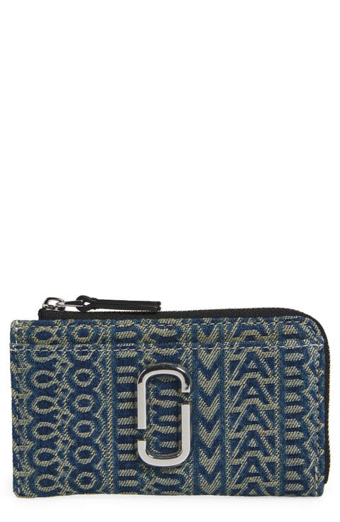 The Top Zip Multi Denim Wallet