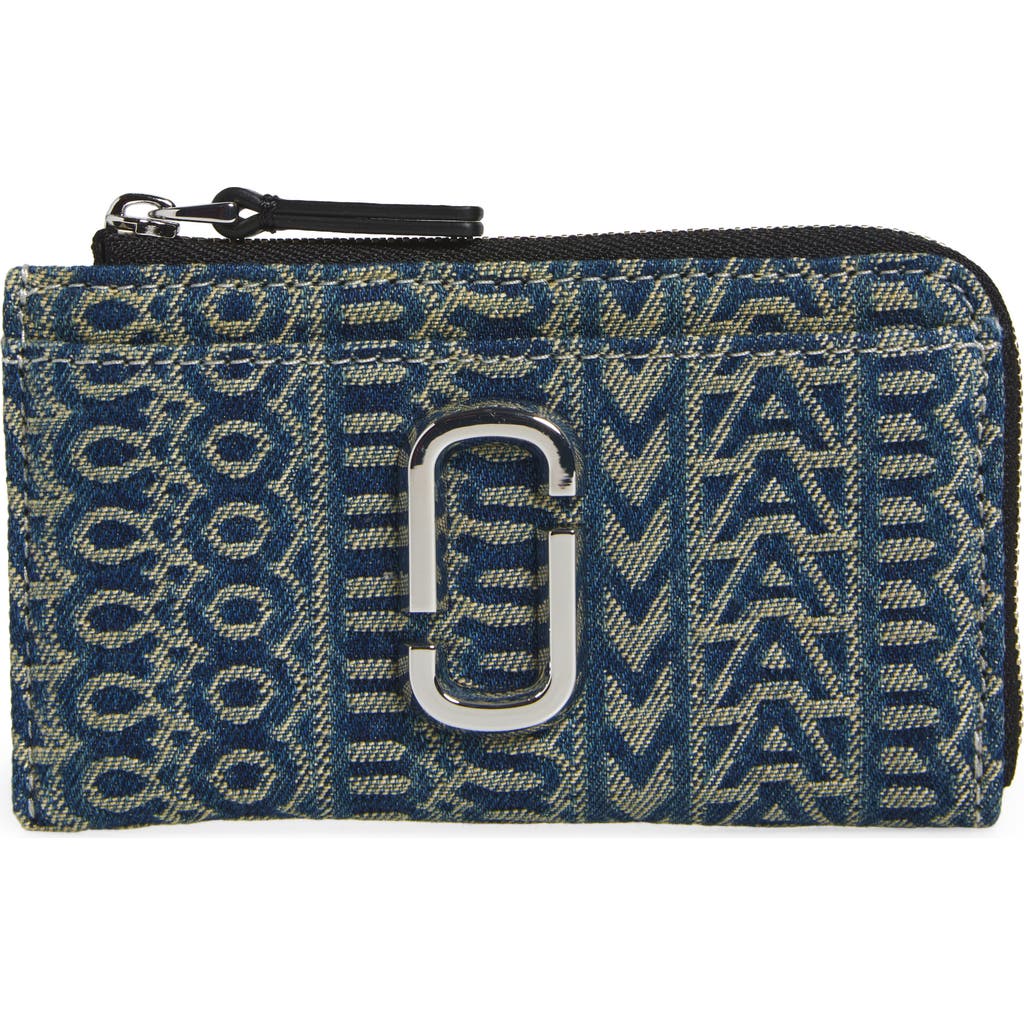 Marc Jacobs Monogram Denim Top-zip Wallet