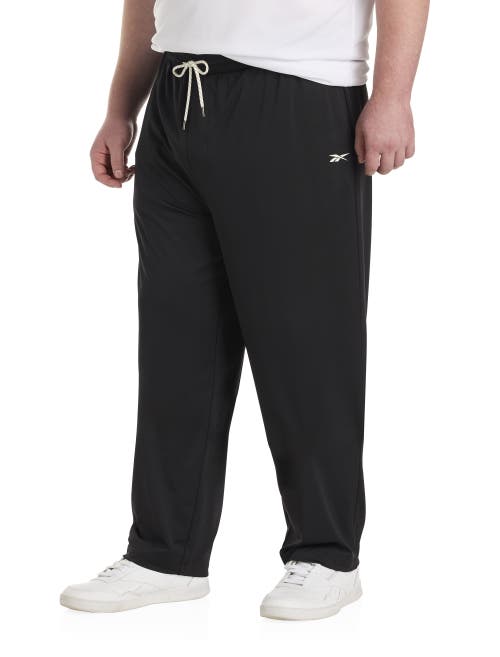 Reebok Big & Tall Performance Athletic-fit Sweatpants In Black