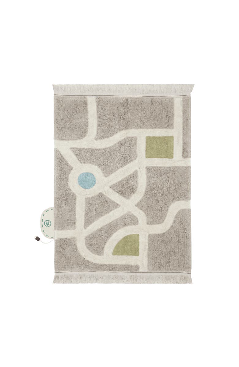 Lorena Canals Washable Play Rug Eco-City, Main, color, Multicolor