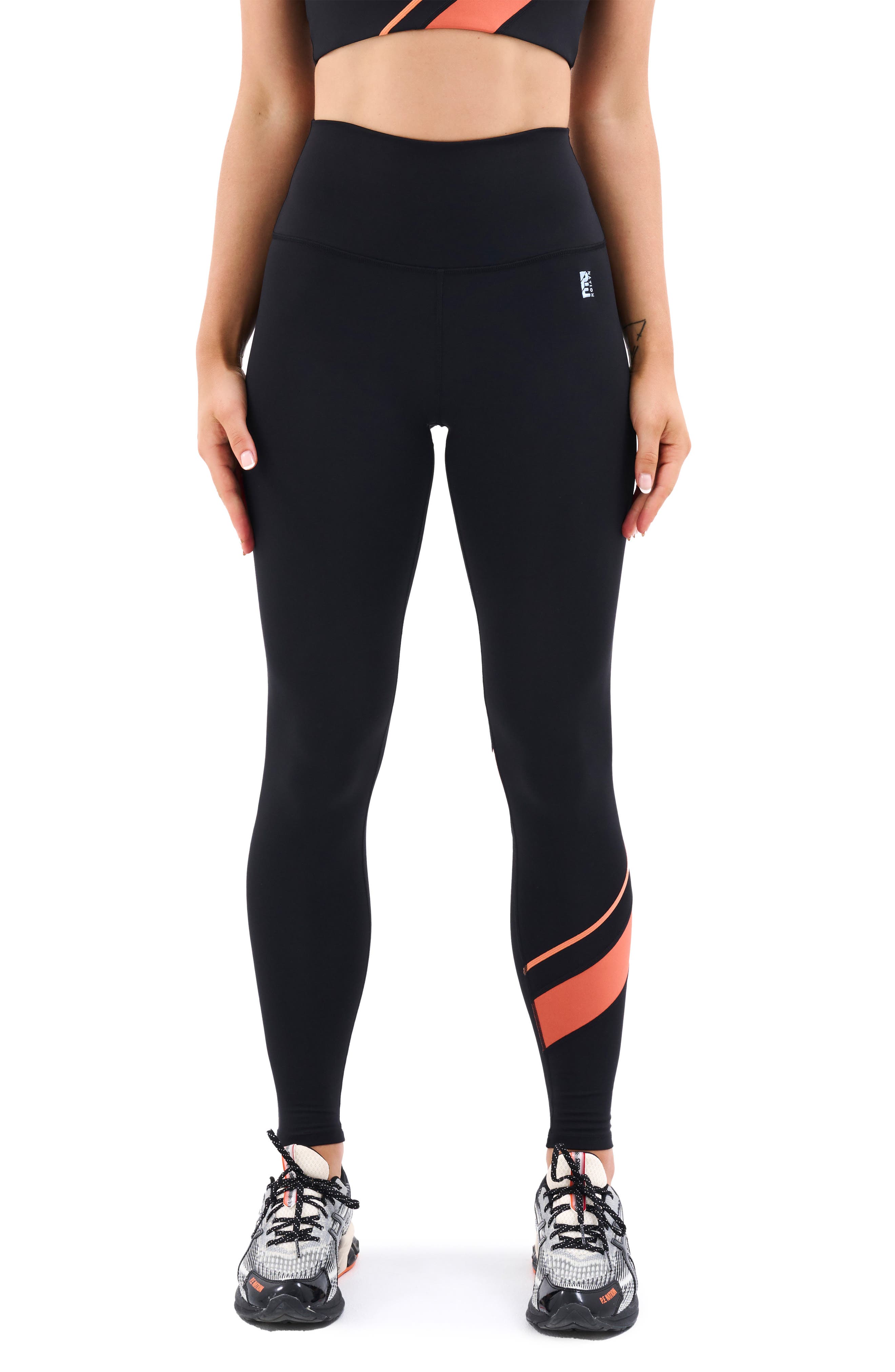 P.E Nation Upward Logo High Rise 7/8 Leggings