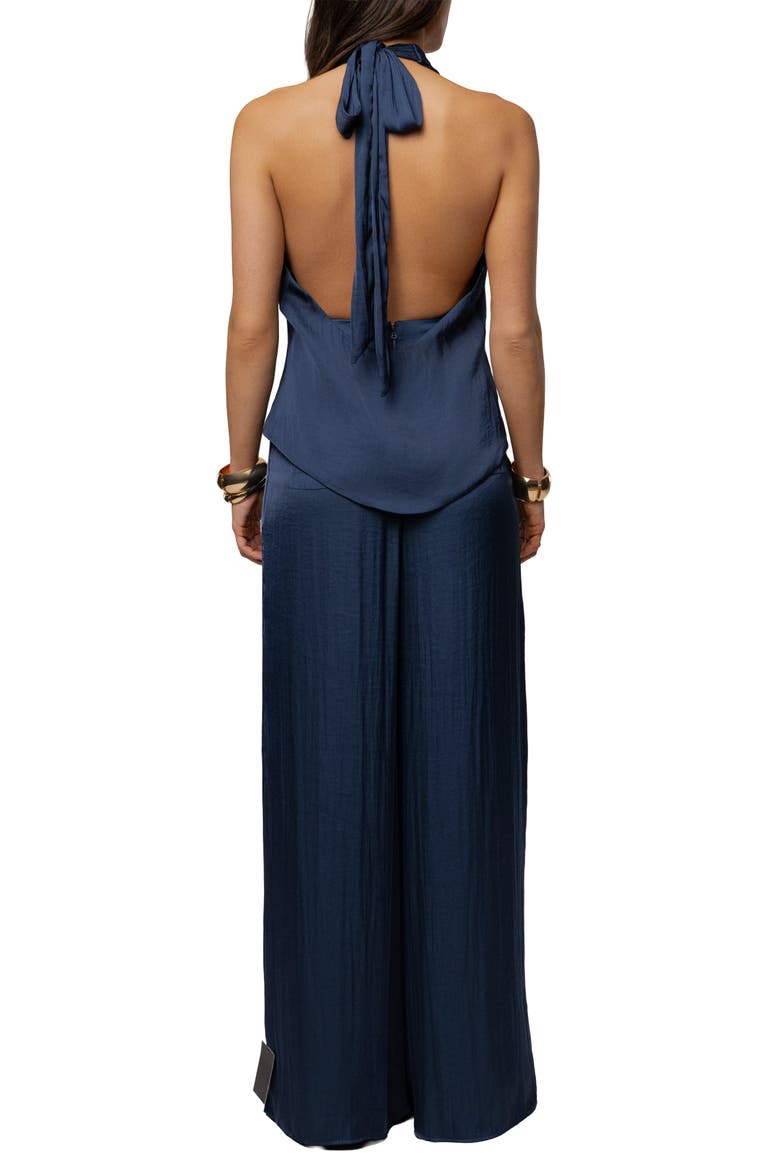 Core Form Halter Top, Alternate, color, Blue