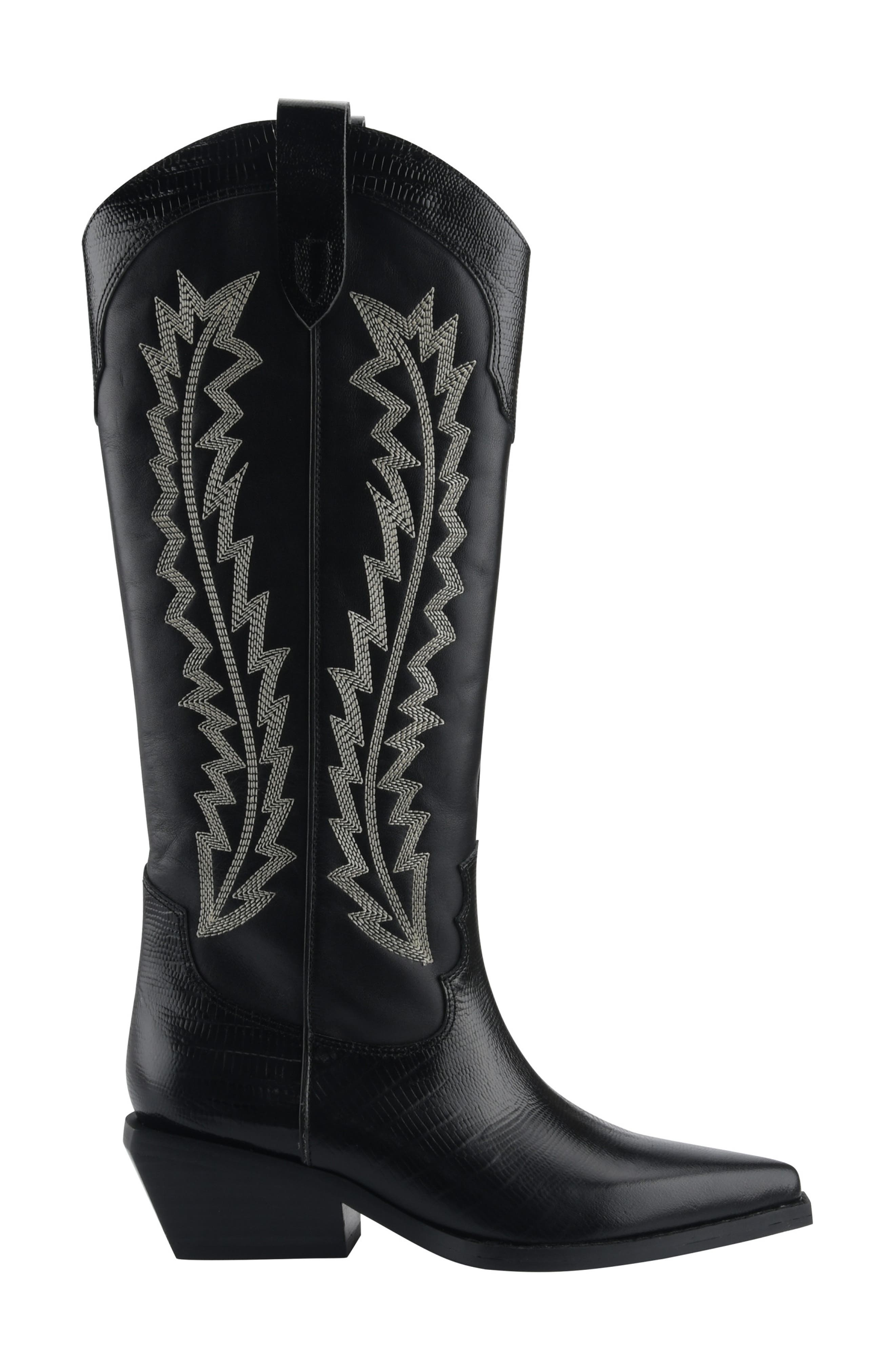 Marc Fisher LTD Roselle Western Boot, Alternate, color, 