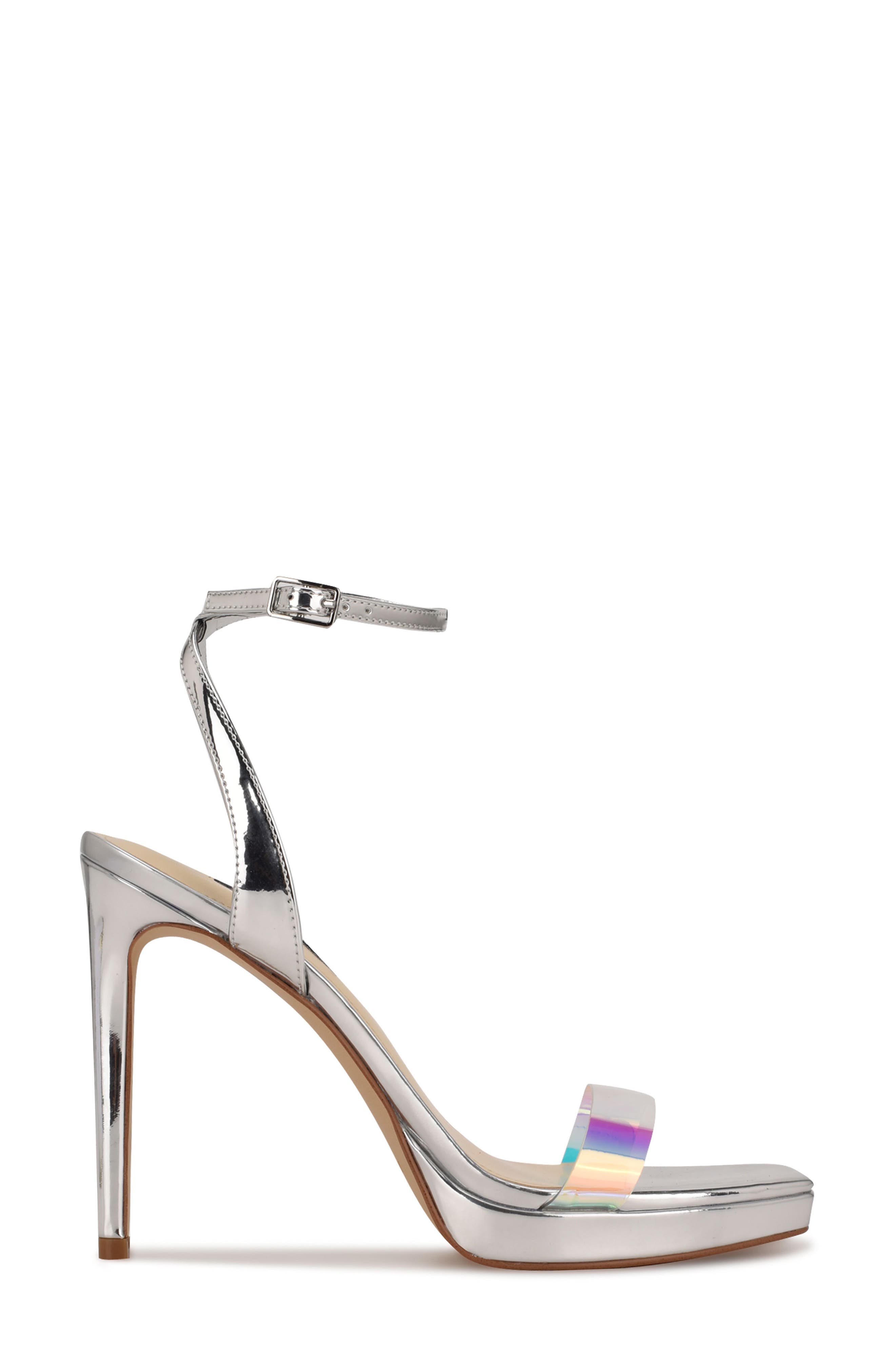 Nine West Zadie Square Toe Sandal, Alternate, color, 