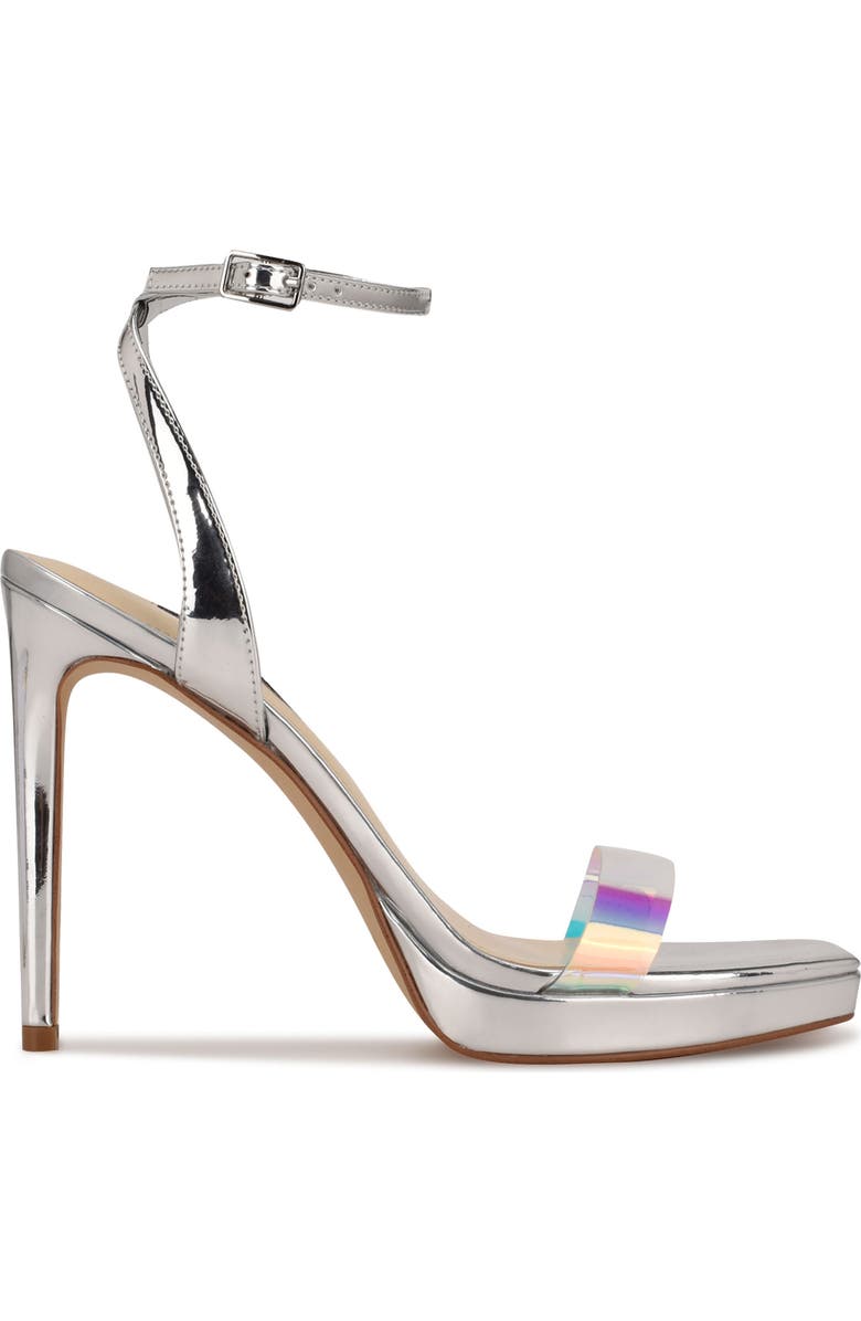 Nine West Zadie Square Toe Sandal, Alternate, color,