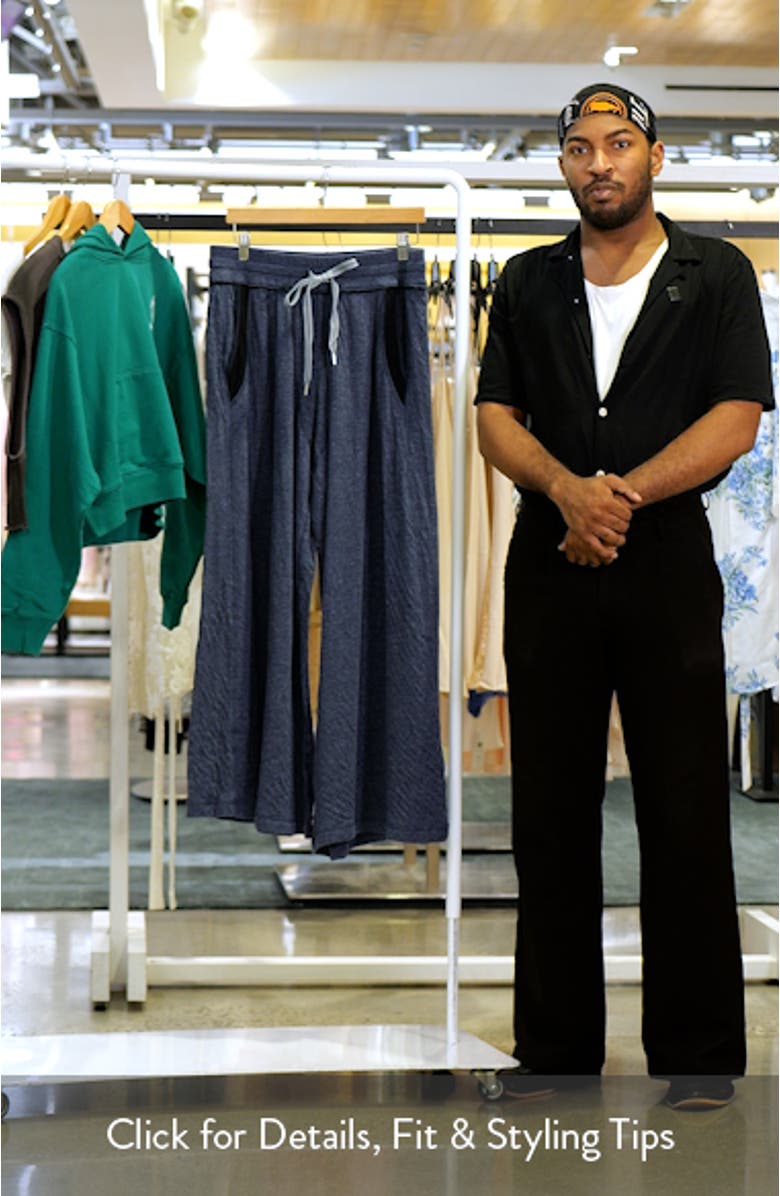 Wait a Minute Drawstring Cotton Wide Leg Pants, sales video thumbnail