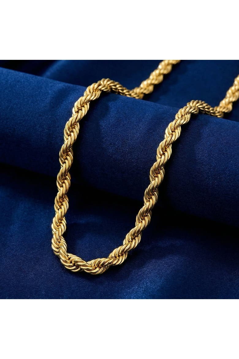 Men's 14k Gold Filled 6-mm Rope Chain Necklace, Alternate, color, 14k Yellow Gold