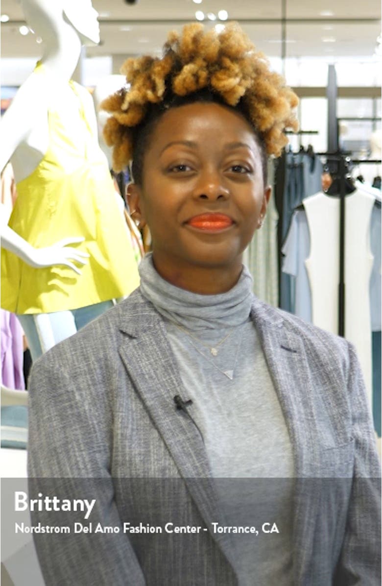 Kiki Leaf Print Chiffon Maxi Dress, sales video thumbnail