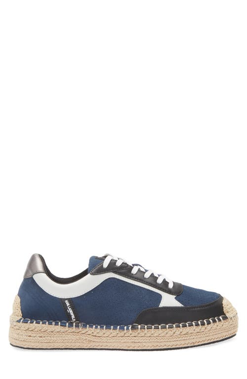 Karl Lagerfeld Paris Espadrille Sneaker In Blue