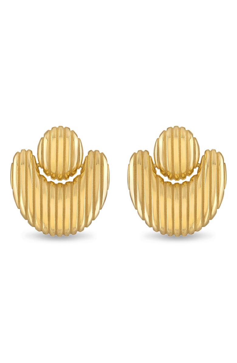 Pamela Zamore Isla Nest Earrings, Alternate, color, Gold