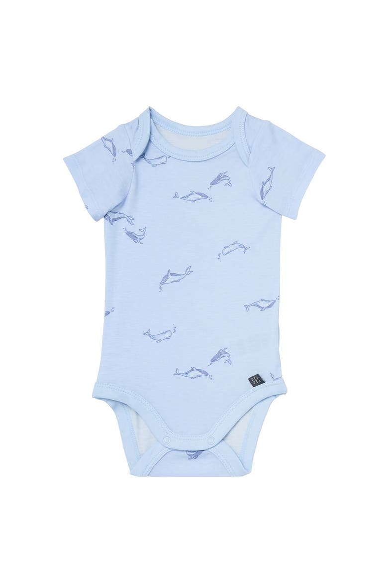 Bodysuit and Pant Set, Alternate, color, Blue Whale