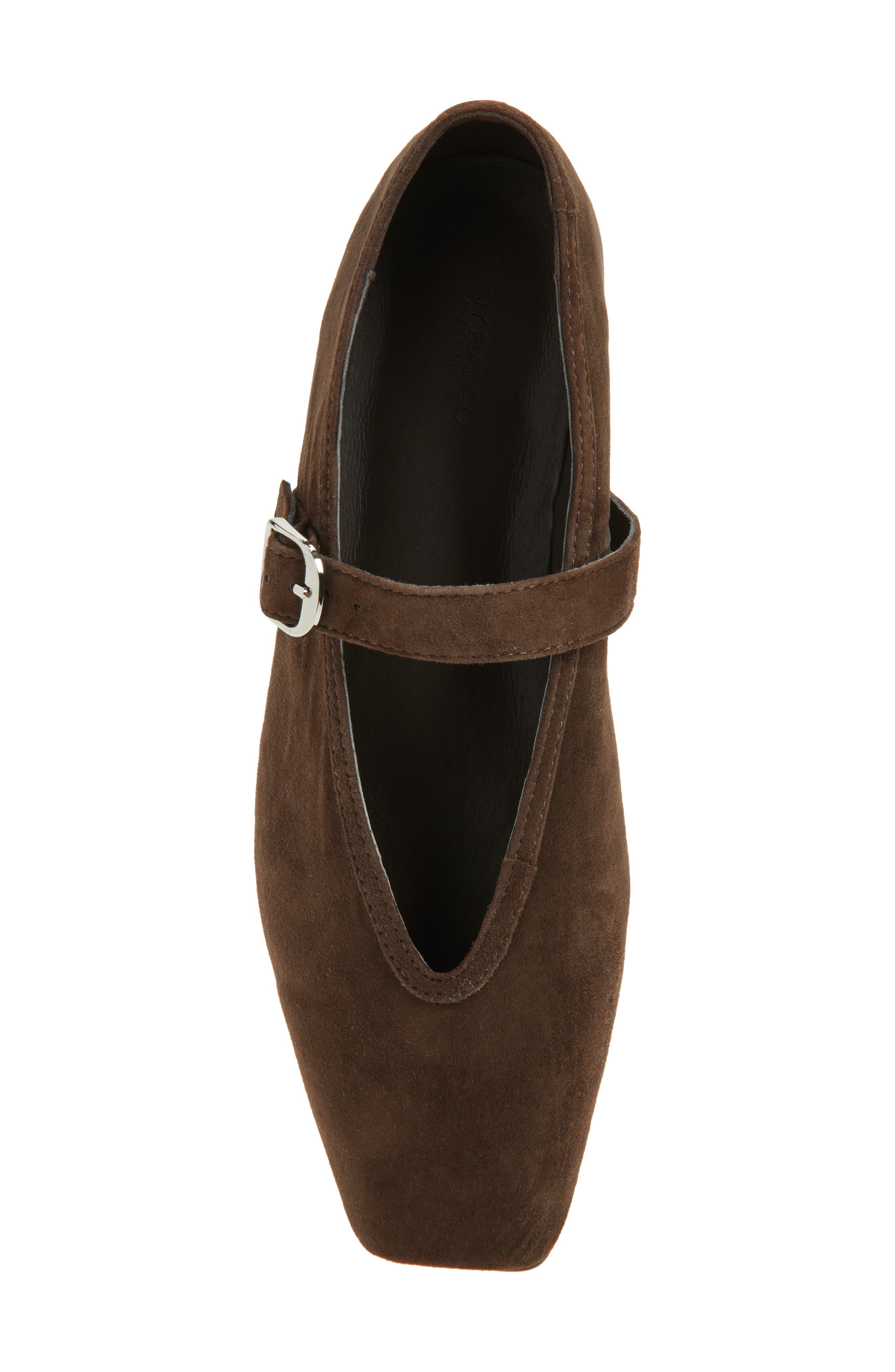 Tony Bianco Bobbi Mary Jane Flat, Alternate, color, Espresso Suede