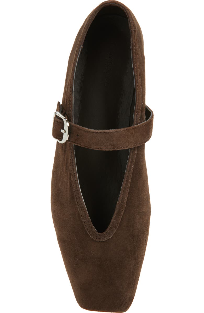 Tony Bianco Bobbi Mary Jane Flat, Alternate, color, Espresso Suede