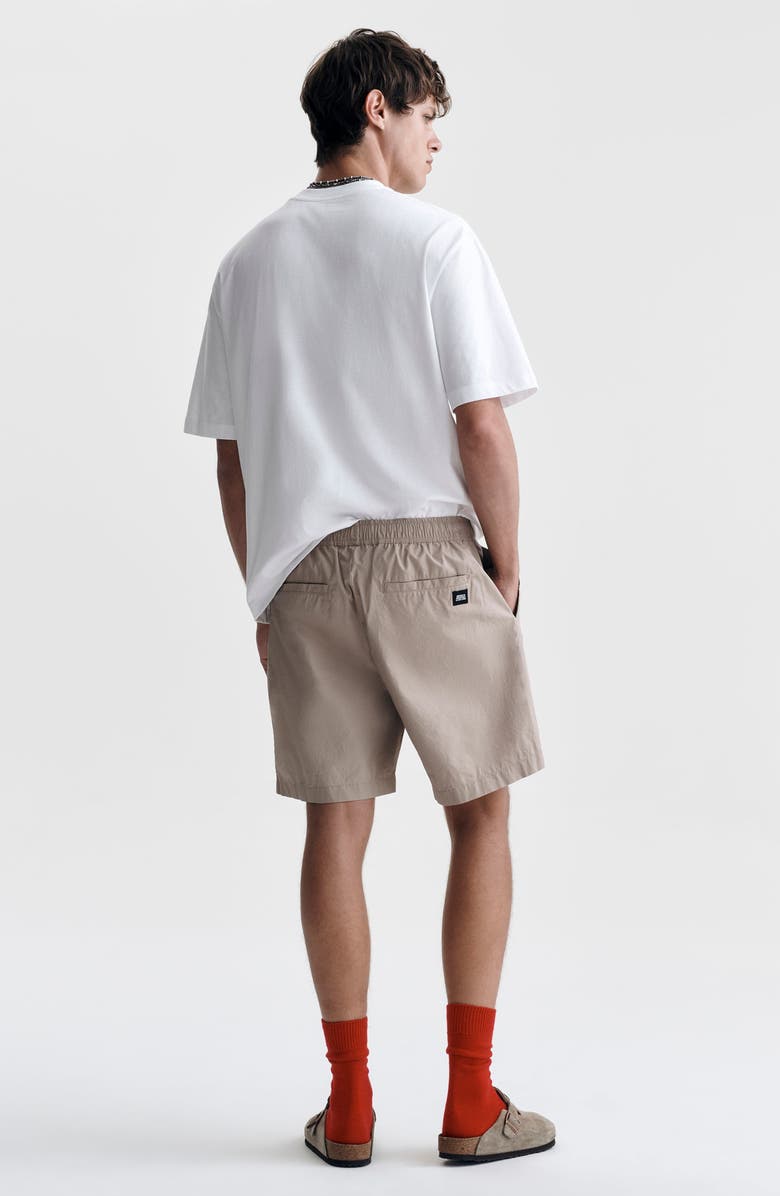 Brooklyn Industries Loose Fit Cotton Elastic Waist Shorts, Alternate, color, 