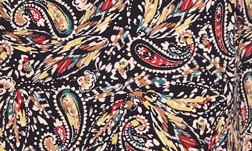 Vince Camuto Paisley Print Sleeveless Jersey Maxi Dress In Multi
