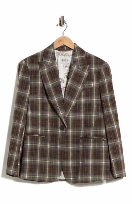 Oversized Plaid Blazer