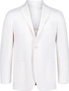 Robert Graham Harston Tailored Fit White Seersucker Sport Coat