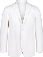 Robert Graham Harston Tailored Fit White Seersucker Sport Coat