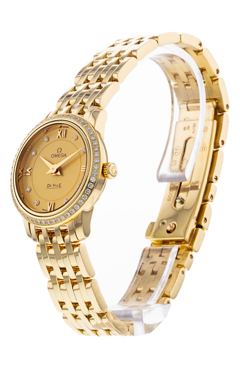 Watchfinder & Co. Omega Preowned De Ville Prestige Bracelet Watch, 24mm, Alternate, color, 