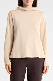 Funnel Neck Organic Cotton Top