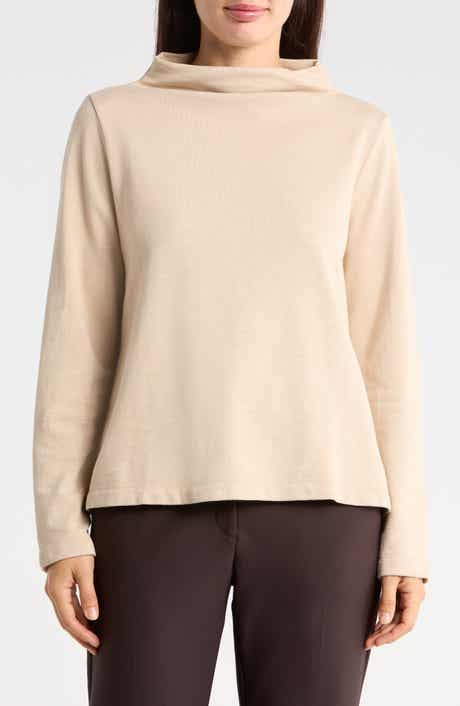 Funnel Neck Organic Cotton Top