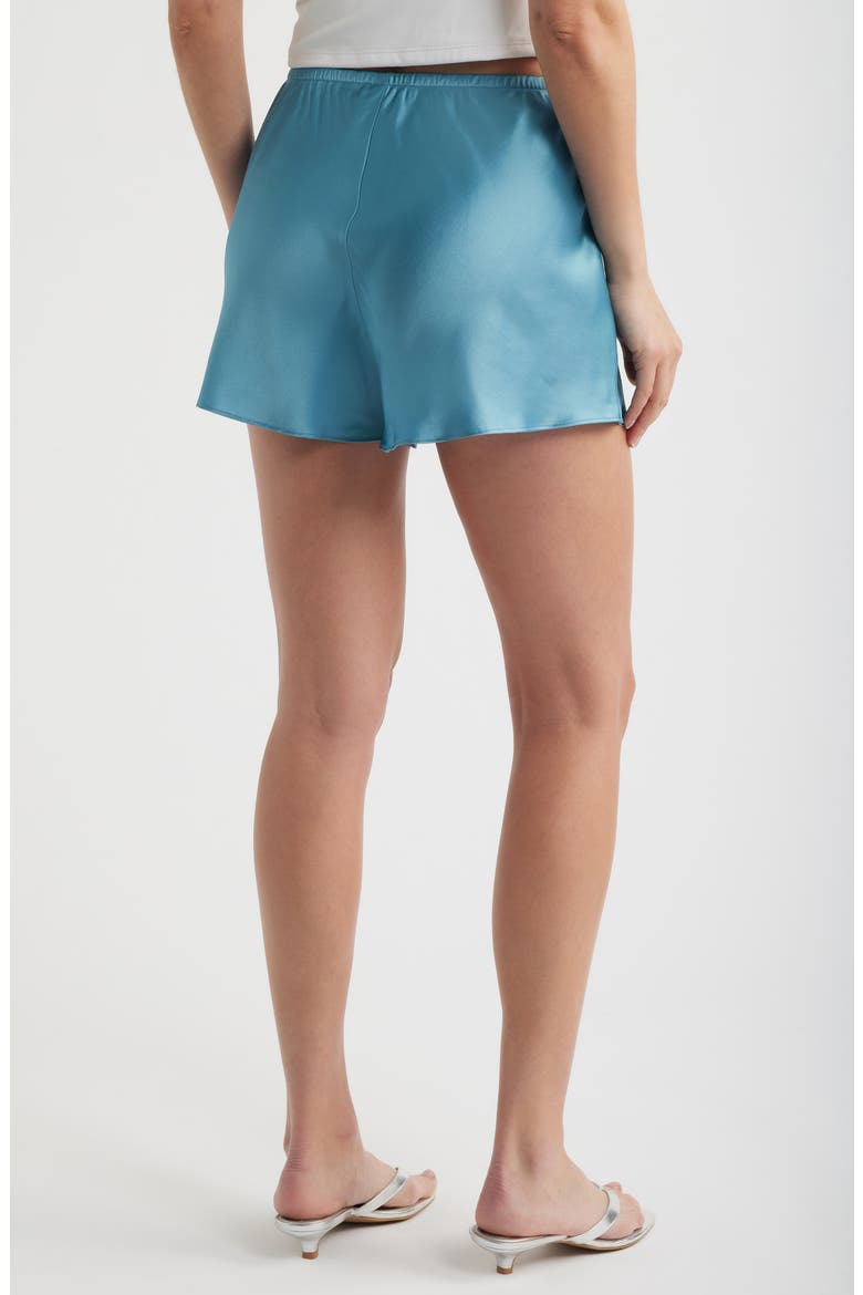 Gale Silk Shorts, Alternate, color, SIREN