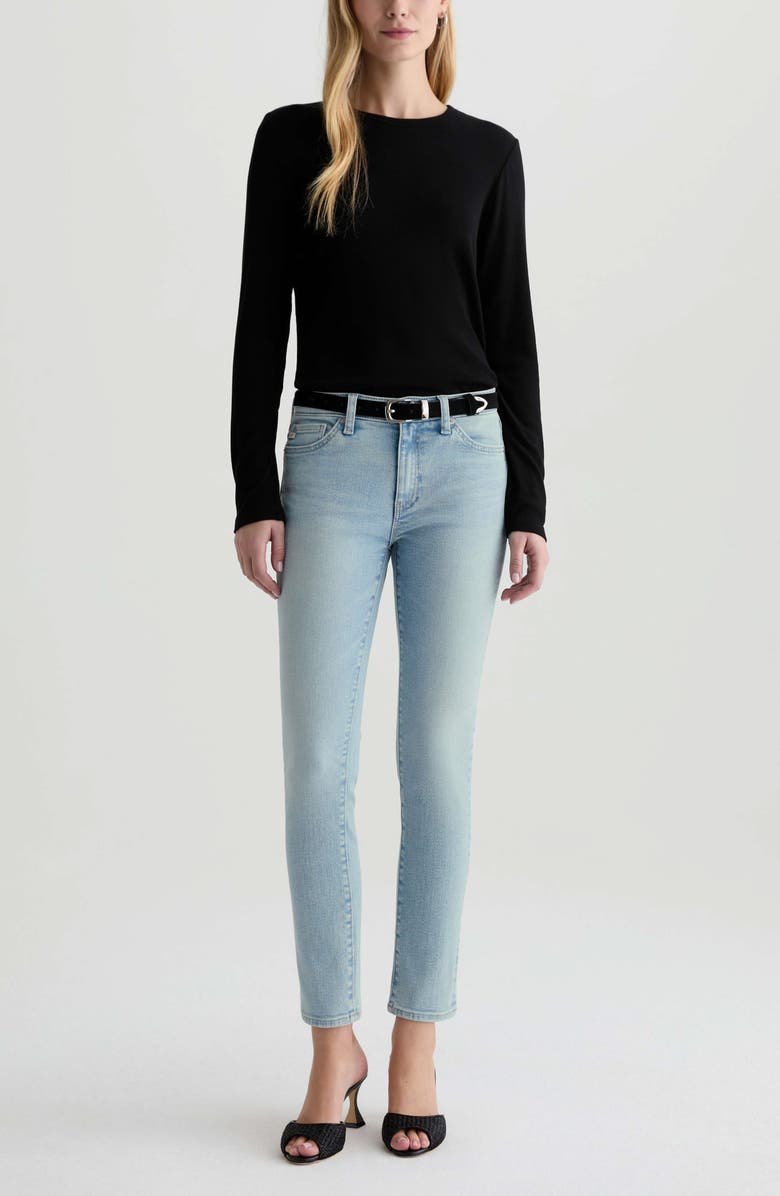 AG Prima Low Rise Ankle Cigarette Jeans, Alternate, color, 24 Years Intention