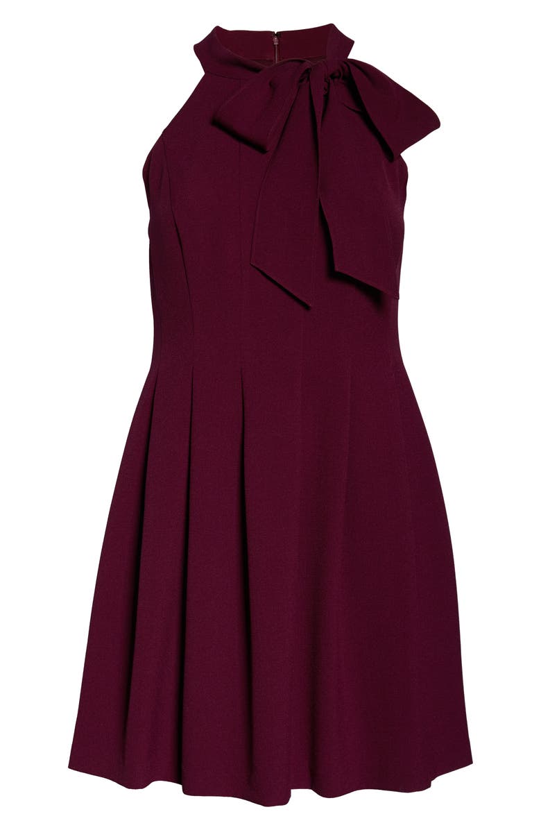 Vince Camuto Sleeveless Bow Fit & Flare Dress, Alternate, color,