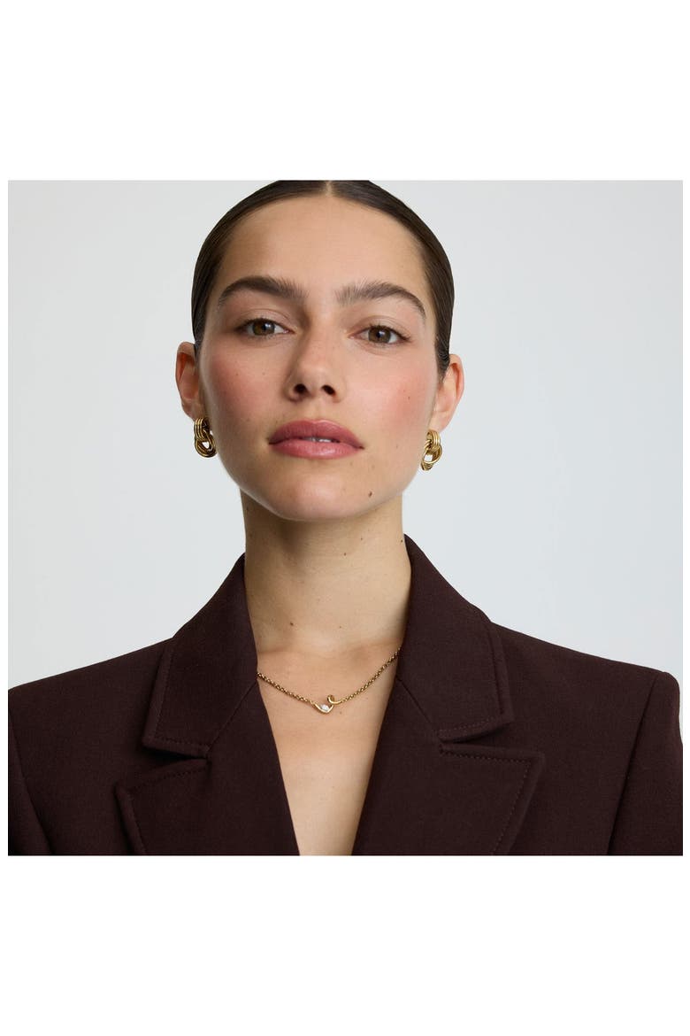 Knot Statement Stud Earrings, Alternate, color, GOLD
