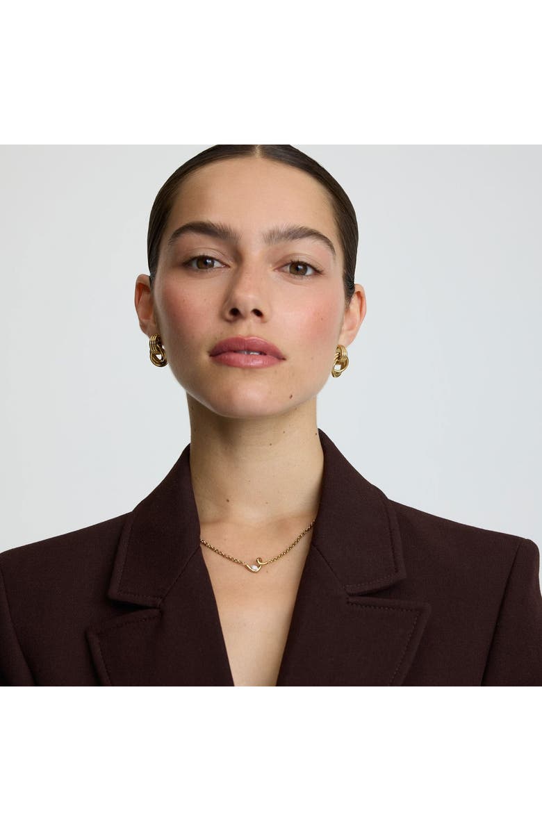 D.LOUISE Knot Statement Stud Earrings, Alternate, color, Gold