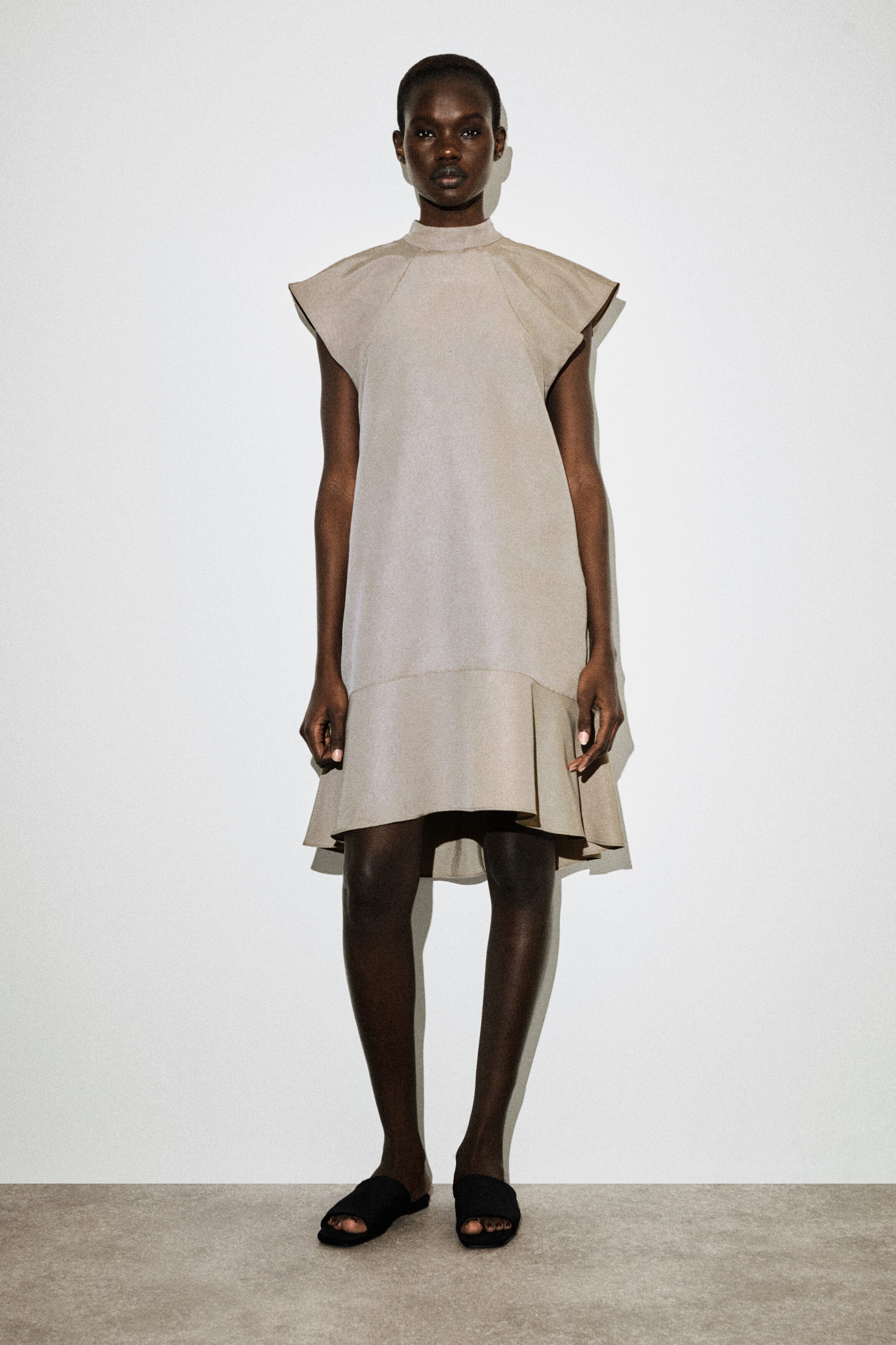 Sculpted Turtleneck Dress - image 3
