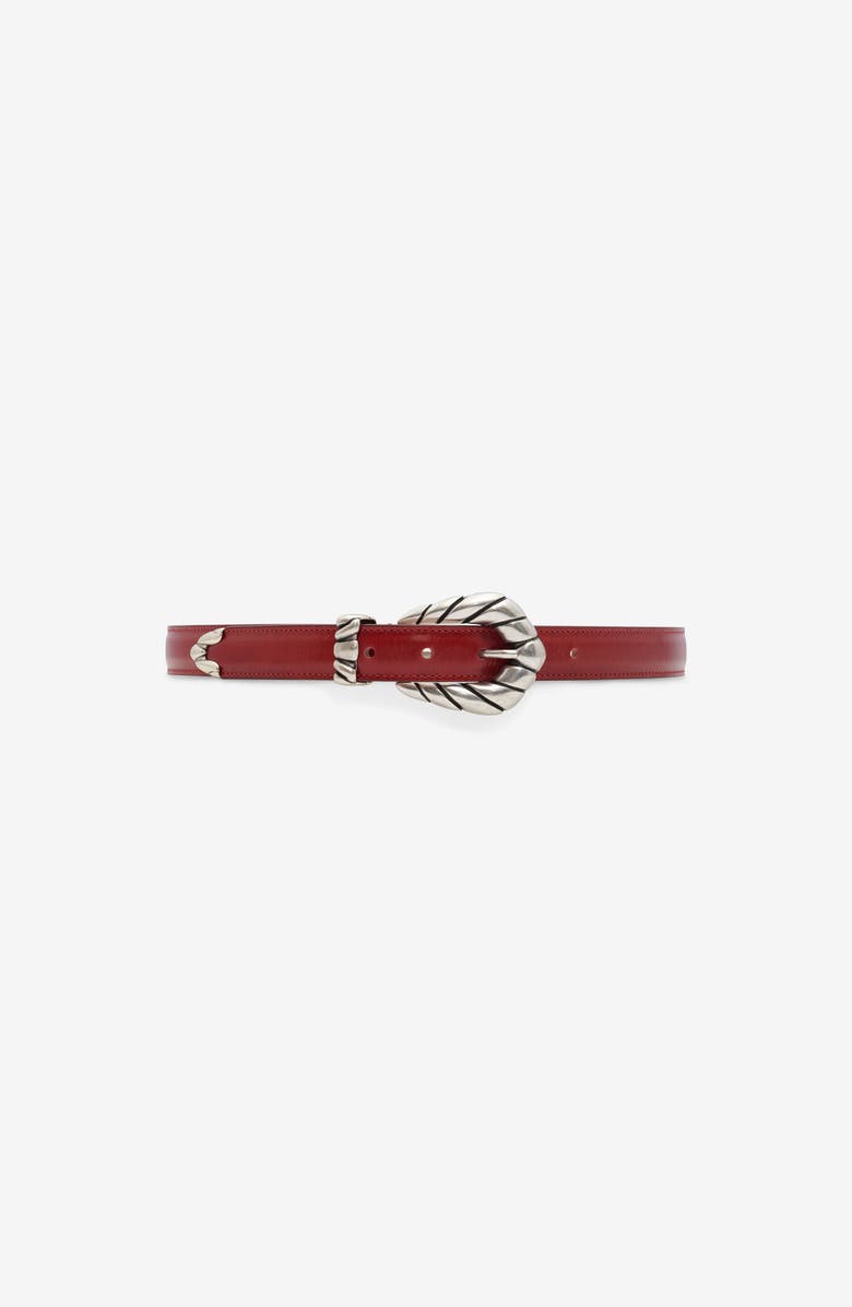 IRO Embella Baby Belt, Main, color, Lipstick Red