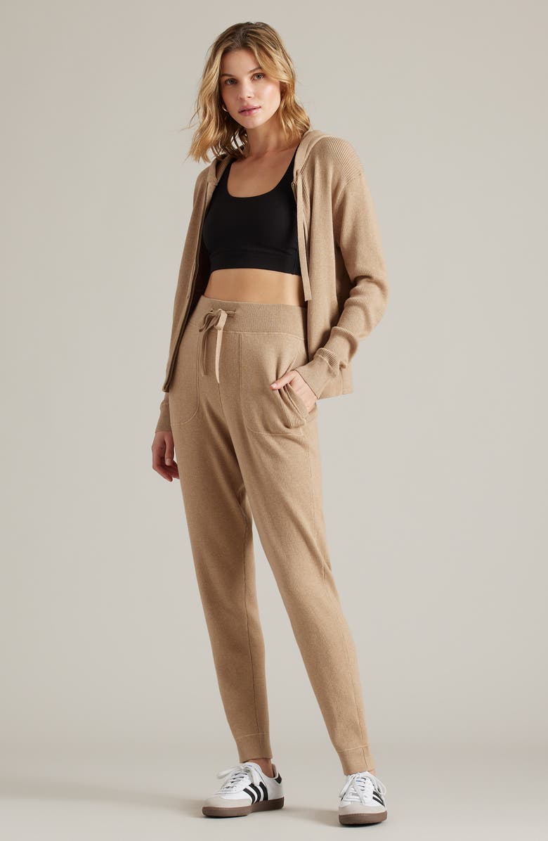 Rhone Daybreak Sweater Joggers, Alternate, color, Camel Heather